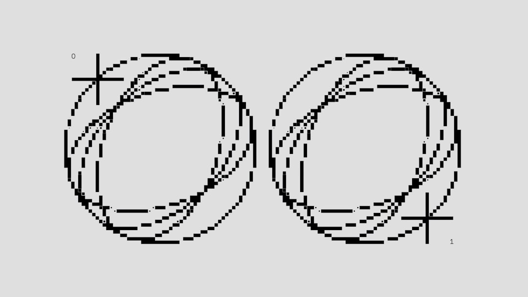 a black and white image of a circle