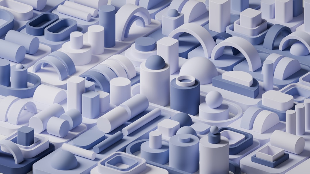 A computer generated image of a city made of pipes and pipes