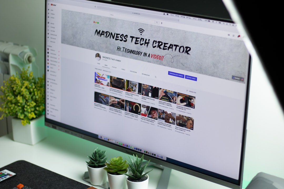 black flat screen computer monitor