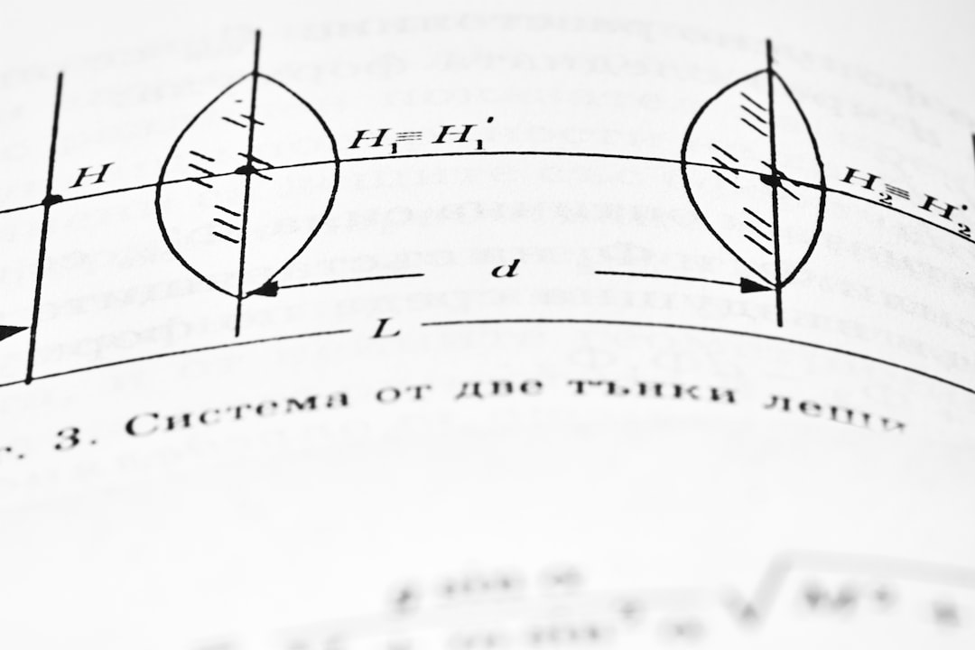 Diagram of two thin lenses.